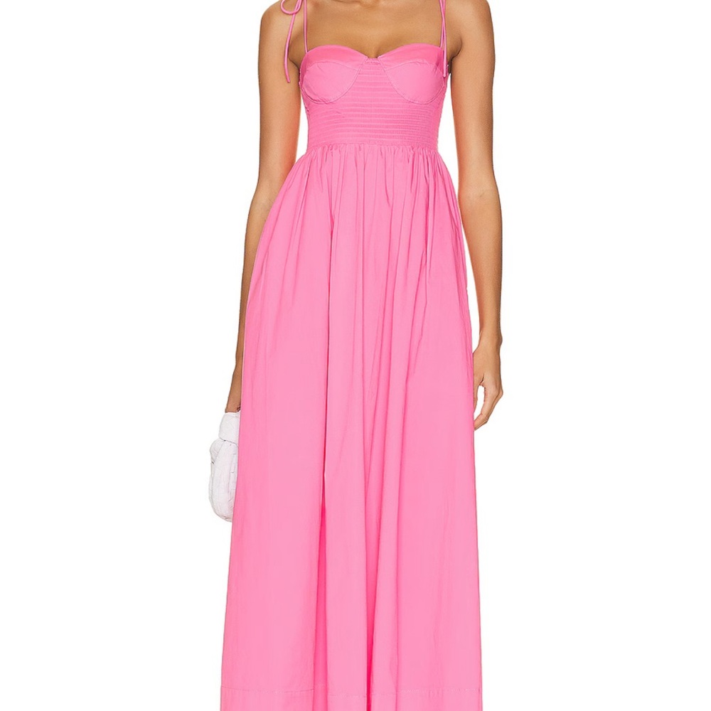 STAUD LANDRY DRESS | PLUMERIA / S